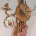 HORN PLAYER LIGHT FIXTURE MADE IN SPAIN WIRED & WORKING