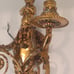HORN PLAYER LIGHT FIXTURE MADE IN SPAIN WIRED & WORKING