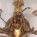 HORN PLAYER LIGHT FIXTURE MADE IN SPAIN WIRED & WORKING