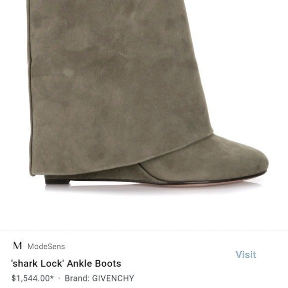 S O L D Givenchy shark boots