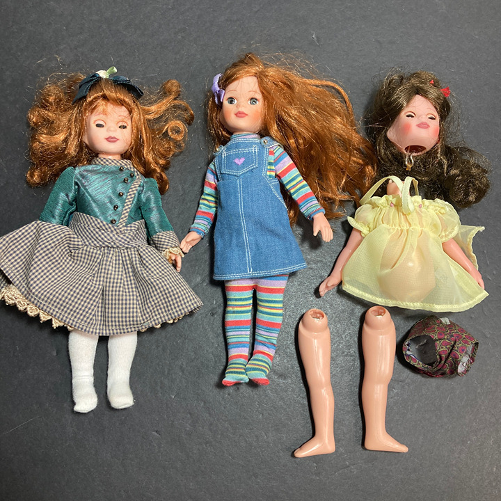 Toner Kripplebush Kids Doll Part Lot Eliza Playtime Schoolhouse Kids Vintage