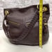 B Makowsky Leather Hobo Shoulder Bag Purse Brown Soft Rare Pebbled Pocketbook