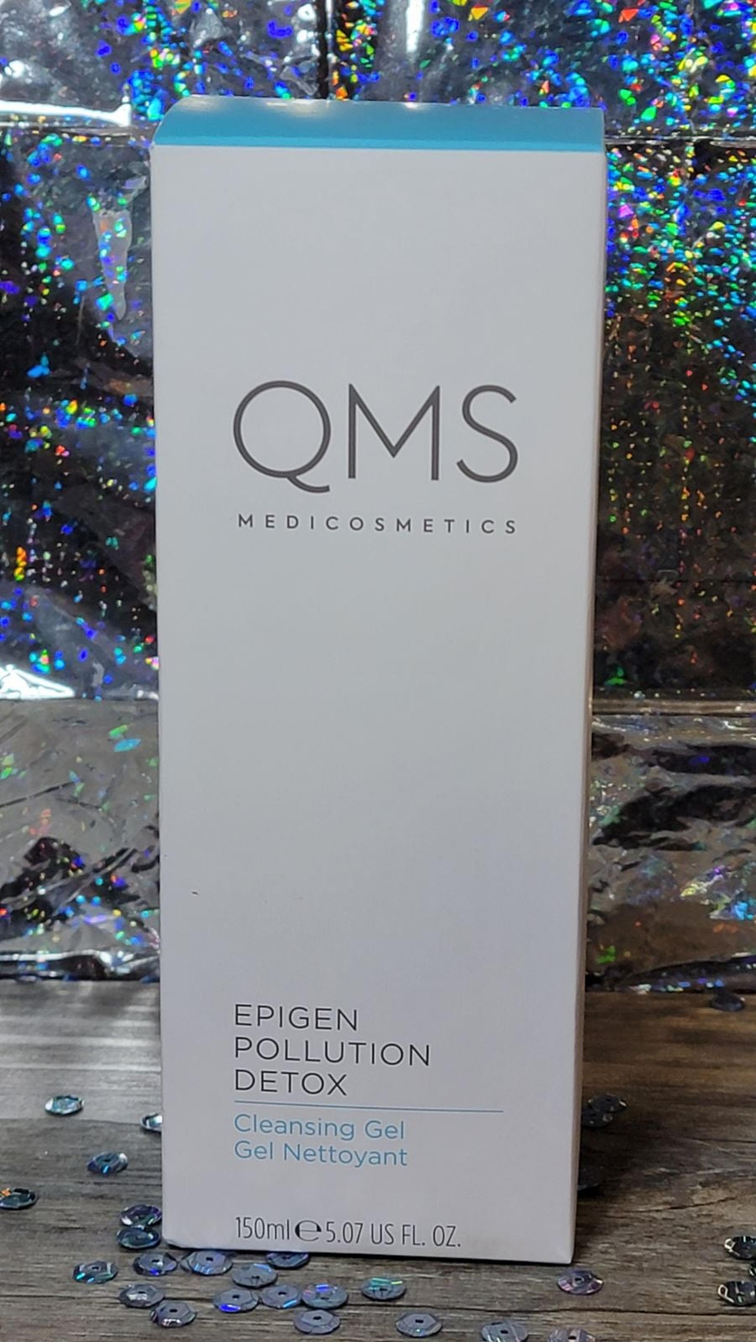 Epigen Pollution Detox Cleansing Gel 150 mL/5.07FlOz NIB RV$55 - QMS Medicosmetics