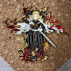 Foreign Demon Slayer Kyojuro Rengoku Enamel Pin