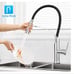Brass Kitchen Faucet with Pull Down