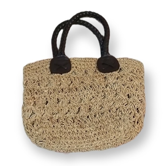 Wicker Woven Handbag **Read Description
