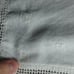 Vintage White Damask Tablecloth with Hand Crochet Insets 60 x 58 Estate Sale