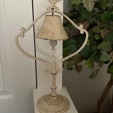 Vintage Cast Iron Rooster Freestanding Bell
