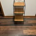 Longaberger Wrought Iron Bin Stand w/Warm Brown Shelves.