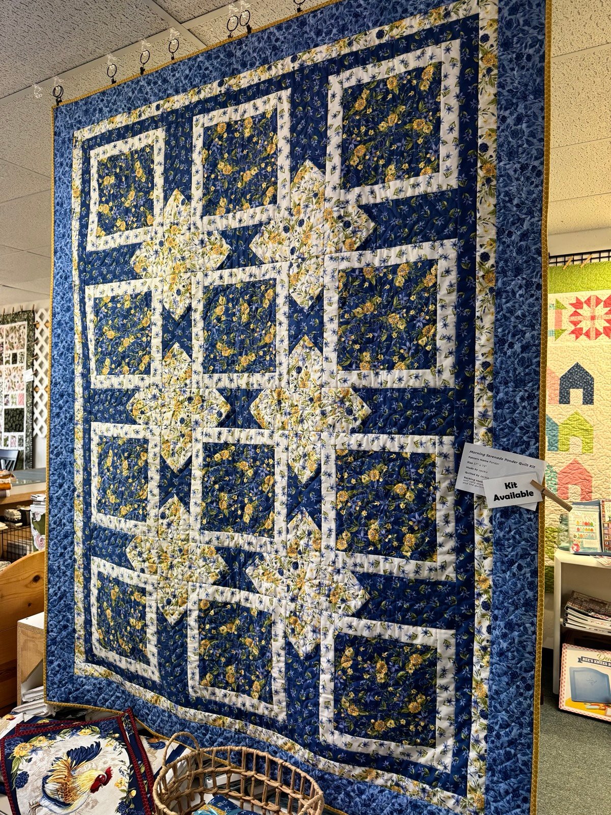 Ponder 57x72 Quilt Kit feat Morning Serenade by Susan Winget for Wilmington