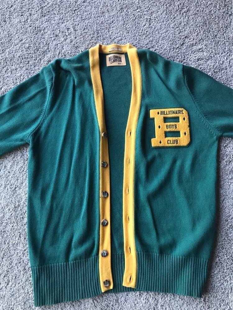 Billionaire Boys Club College Big Logo Money College Cardigan