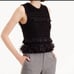 Club Monaco Woven Fringe Sleeveless Sweater Tank size M- gently used