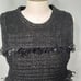 Club Monaco Woven Fringe Sleeveless Sweater Tank size M- gently used