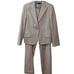 Anne Klein Tan Pant Suit Wool Angora Career Light Academia 12