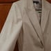 Anne Klein Tan Pant Suit Wool Angora Career Light Academia 12
