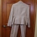 Anne Klein Tan Pant Suit Wool Angora Career Light Academia 12