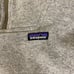 Patagonia Woolie Zip Pullover Sweater Women's XL Gray Cotton Blend Mock Neck