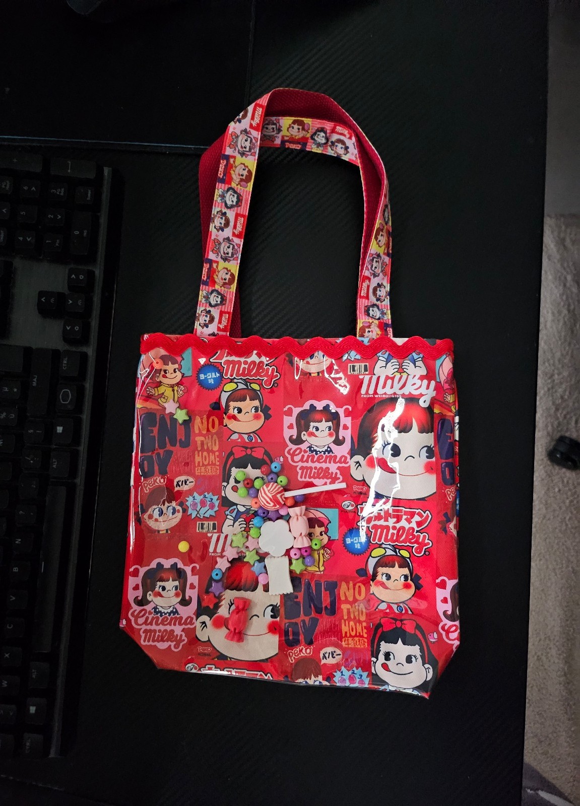 Milky Peko-chan Tote Bag Fujiya