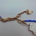 Kent & King Double Strand Chain Bead beaded Statement Necklace NWT