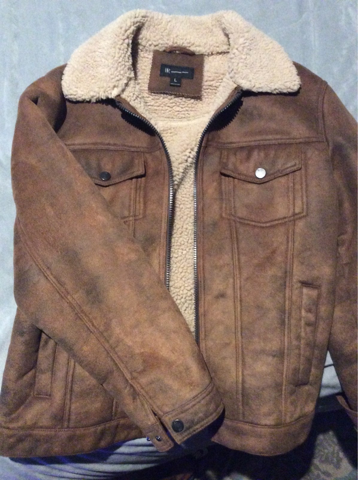 inc international concepts jacket mens L