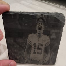 Set of four custom nfl coasters (you pick who you want)