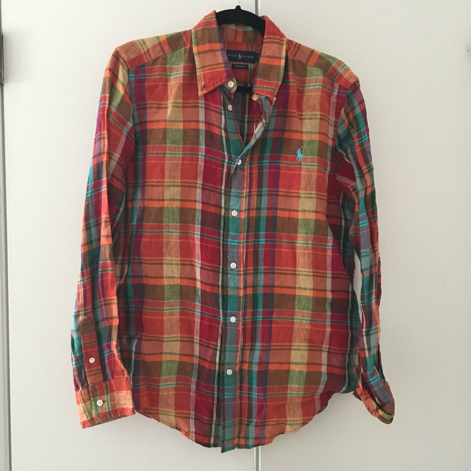 NWT Women’s RL Polo Linen Button-Down Shirt