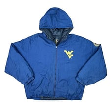 Vintage 90’s Pro Player University of West Virginia Reversible Puffer Jacket