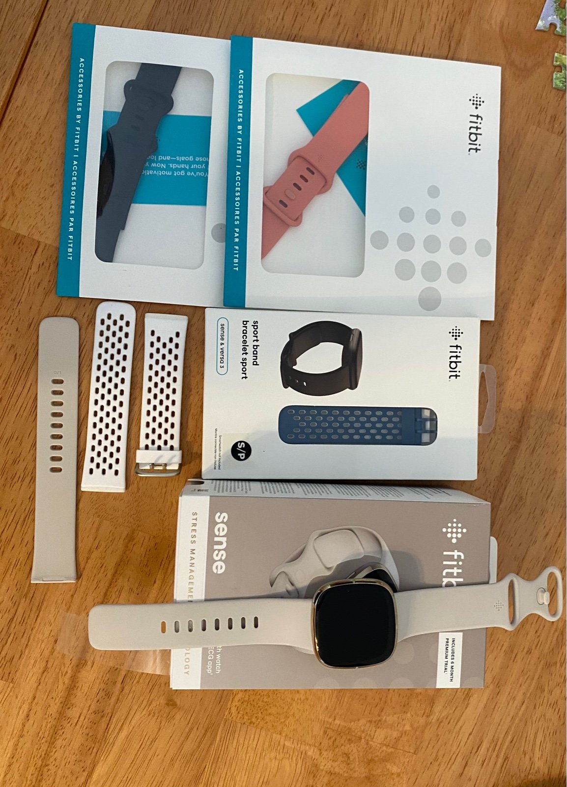 Fitbit sense with 5 bands