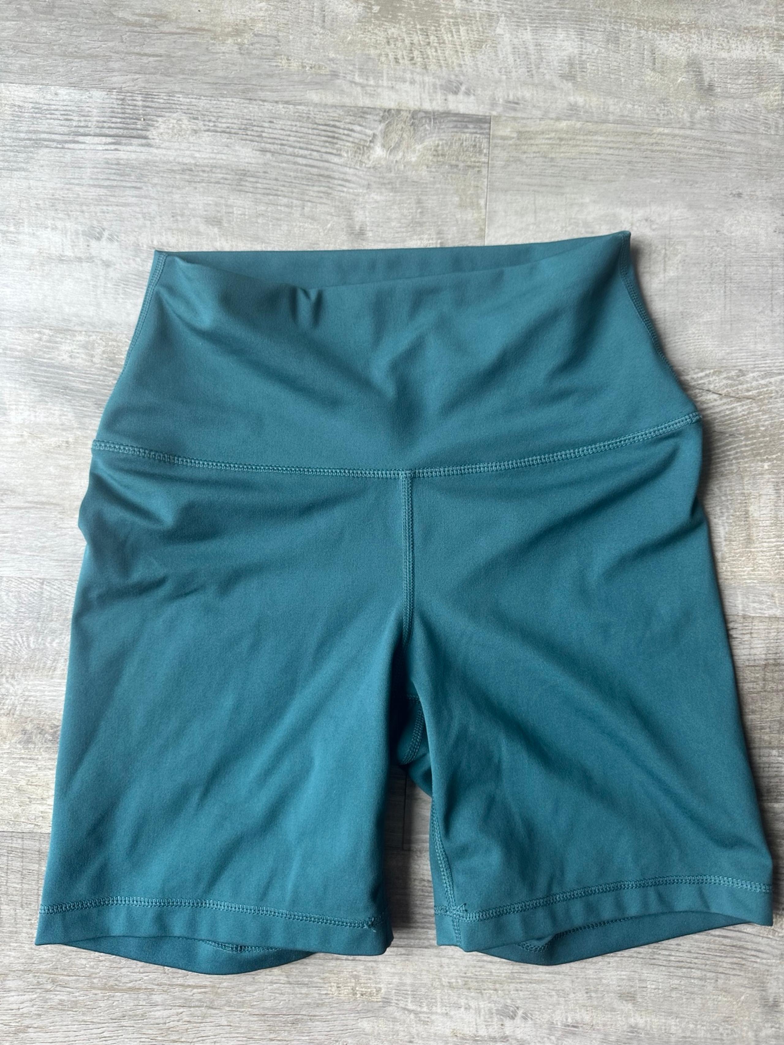 Women’s Size Medium Yogalicious LUX Athletic Teal Colored Shorts