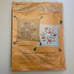 Vtg Bucilla Crewel Embroidery FIELD FLOWERS 16 Pillow Kit 2637 Antique Gold