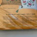 Vtg Bucilla Crewel Embroidery FIELD FLOWERS 16 Pillow Kit 2637 Antique Gold