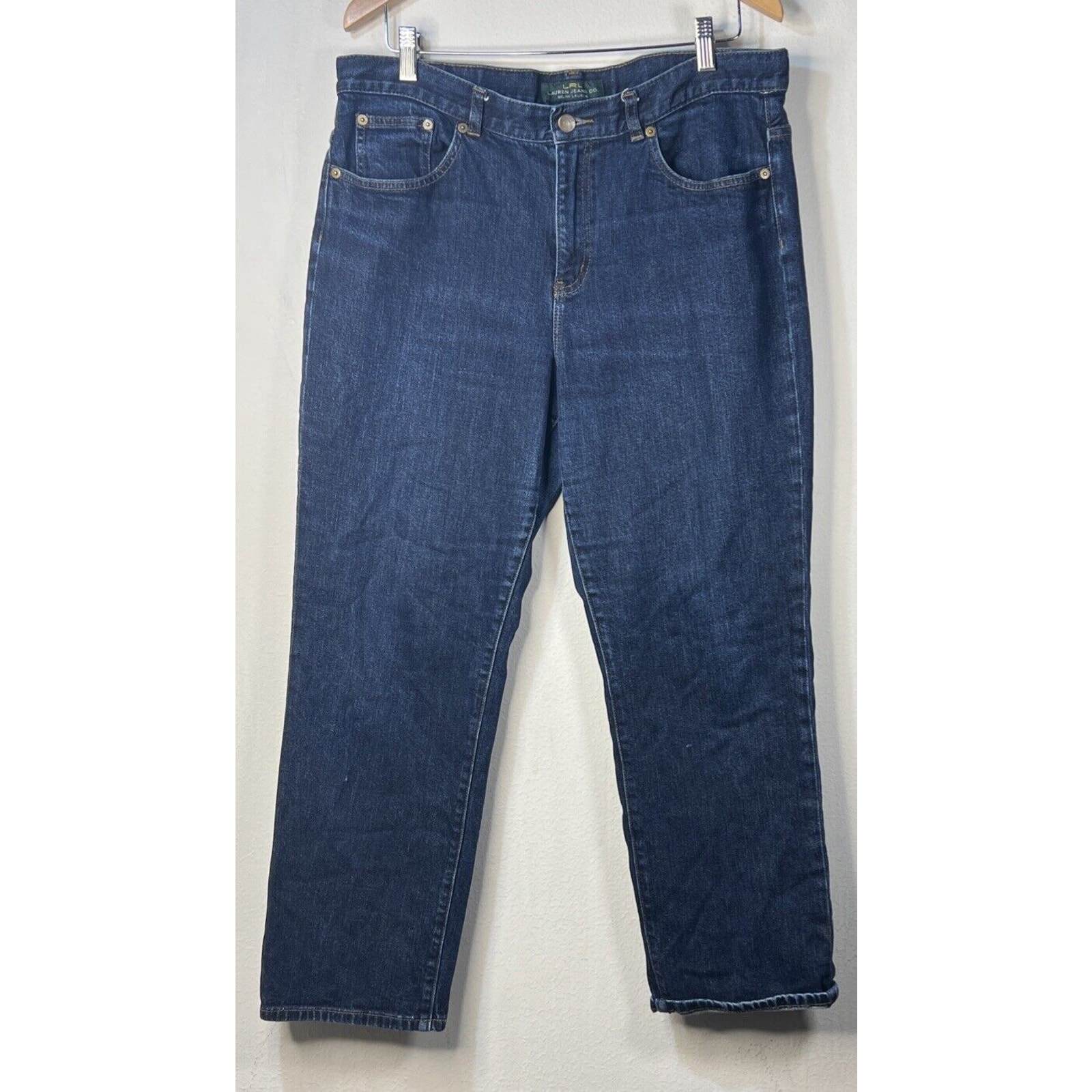 LRL Lauren Jeans Co Ralph Lauren Women's BLUE Jeans Size 14
