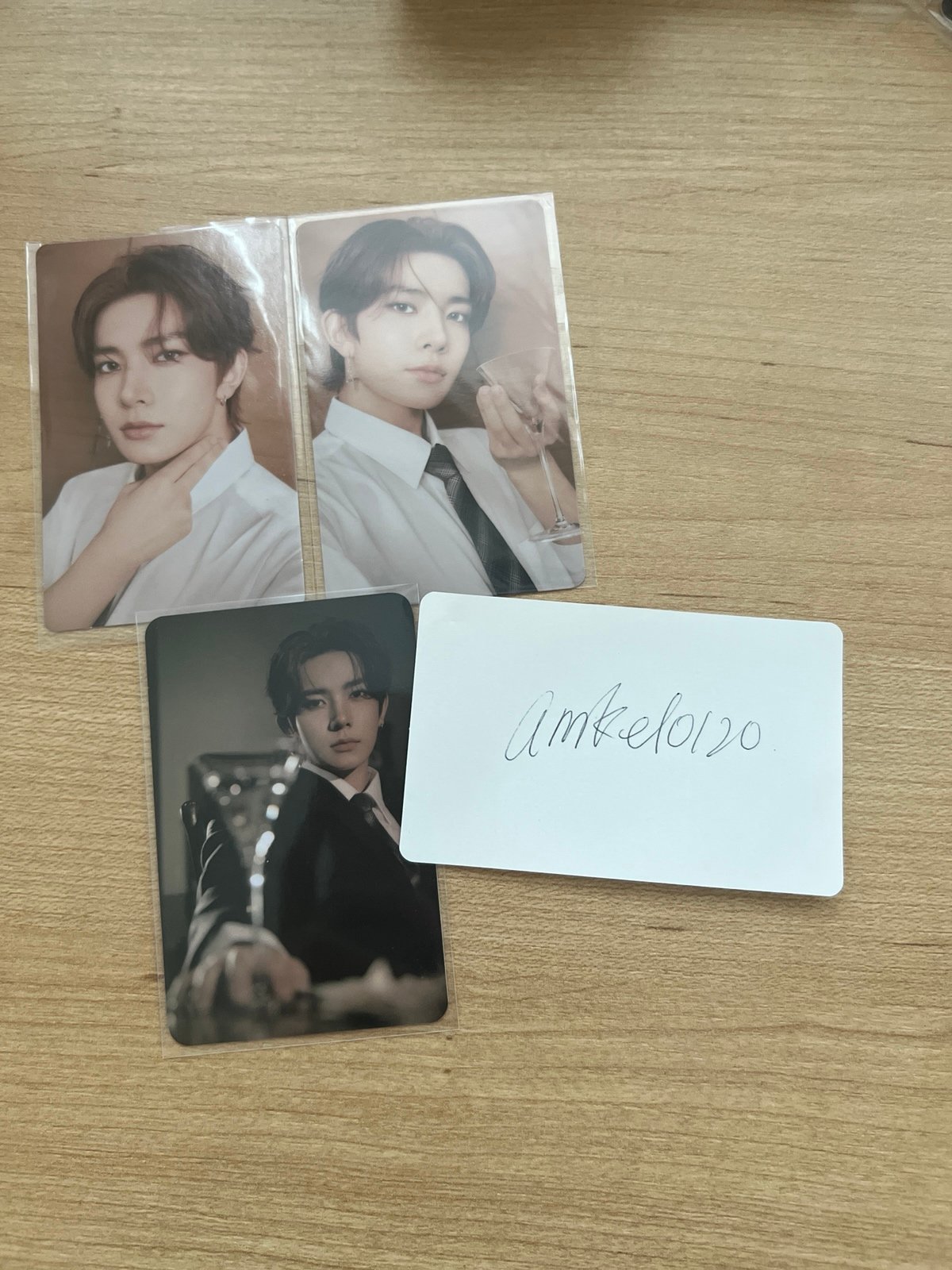 Enhypen memorabilia dark moon special album card and ID set