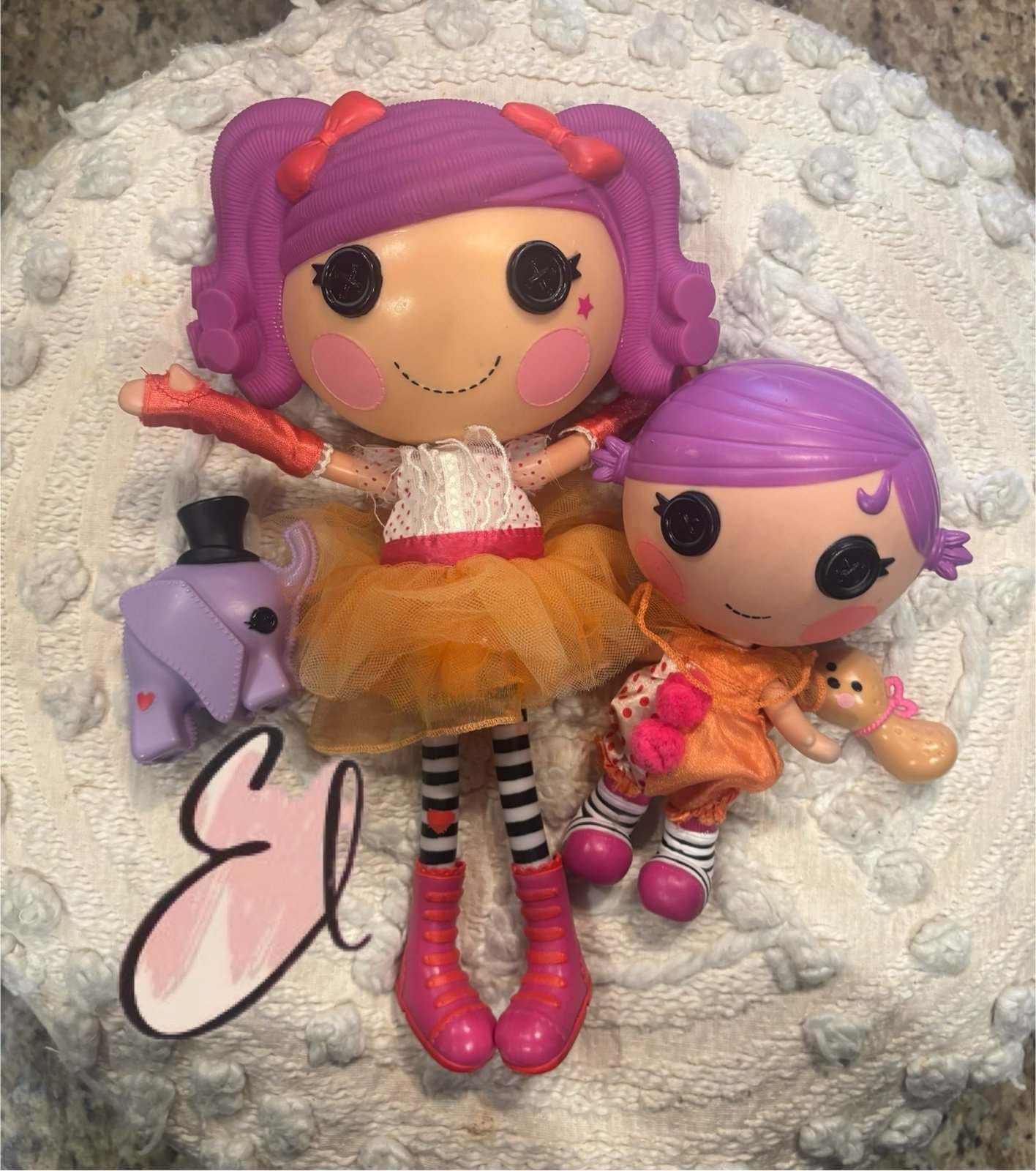 Lalaloopsy Peanut Big Top & Her Little Sister Squirt