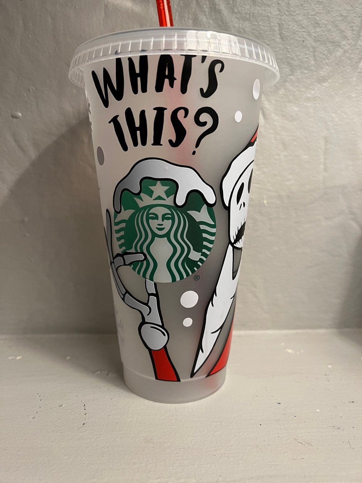 Starbucks White Halloween Seasonal Decor | Mercari
