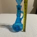 Vintage Antique Jim Bean KY-ORB Blue Glass Decanter w/ Stopper Liquor Bottle Bar