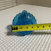 Vintage Antique Jim Bean KY-ORB Blue Glass Decanter w/ Stopper Liquor Bottle Bar