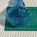 Vintage Antique Jim Bean KY-ORB Blue Glass Decanter w/ Stopper Liquor Bottle Bar
