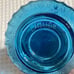 Vintage Antique Jim Bean KY-ORB Blue Glass Decanter w/ Stopper Liquor Bottle Bar
