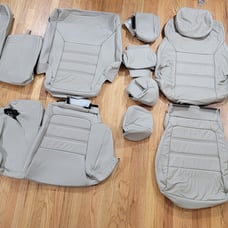 Fits 2017 KIA Sorento L/LX w/AB's 2 Row Leather Seat Covers Ash CLOSEOUT #49