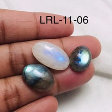 Labradorite & Rainbow Oval Shape Cabochon-LRL-11-06