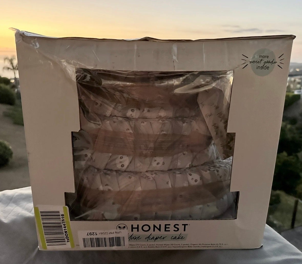 NEW Honest Deluxe Diaper Cake