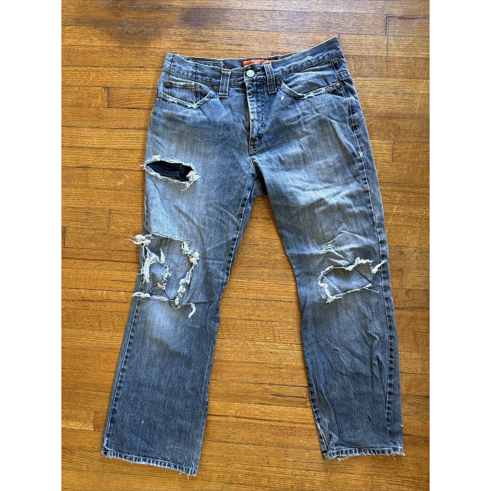 VTG Wide Leg Micros Clothing Co Y2K Denim W34 L30