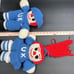 Handmade Crochet Raggedy Ann and Andy University of Kentucky Plush Dolls