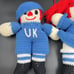 Handmade Crochet Raggedy Ann and Andy University of Kentucky Plush Dolls