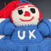 Handmade Crochet Raggedy Ann and Andy University of Kentucky Plush Dolls
