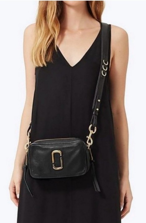 Marc Jacobs Softshot 21 Black & Gold Camera bag