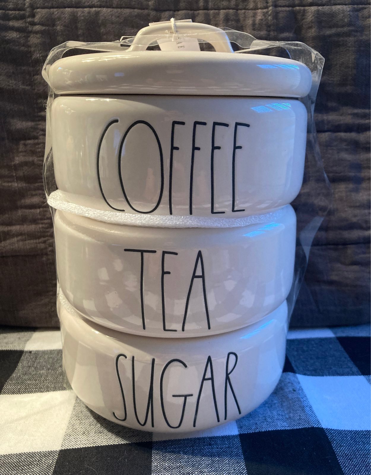 Rae Dunn COFFEE, TEA, SUGAR Canisters