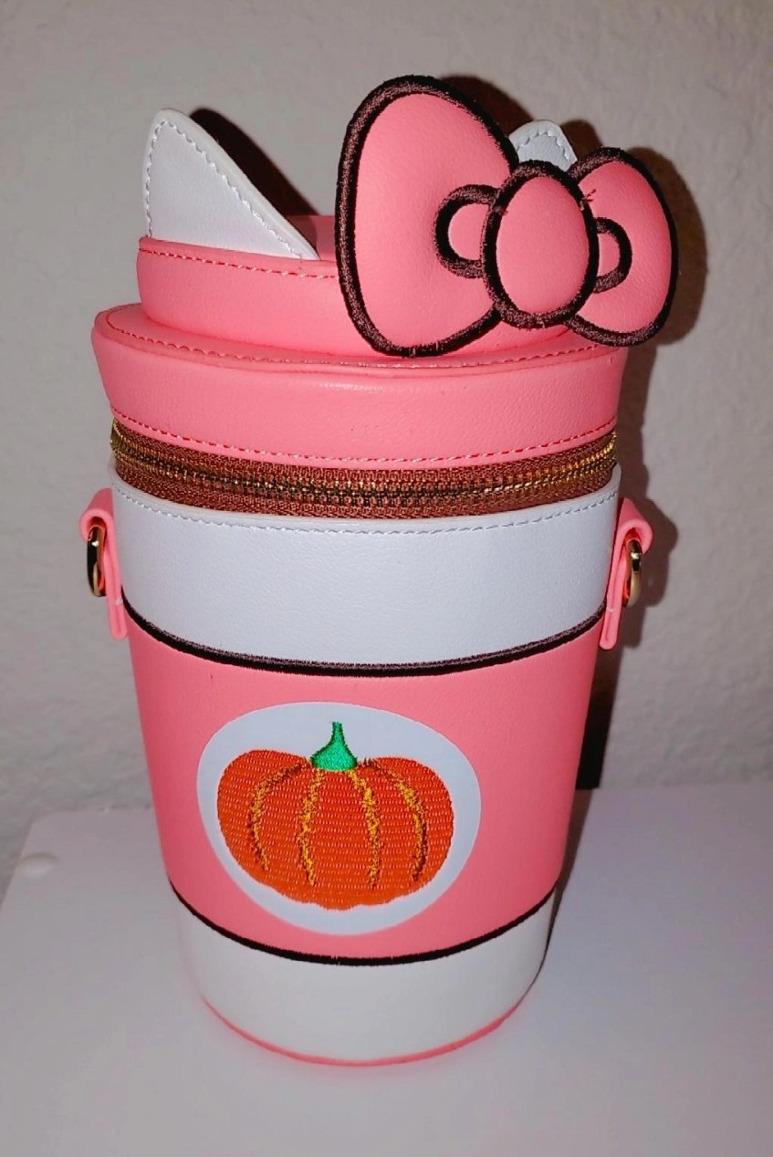 Loungefly Sanrio Hello Kitty Pumpkin Spice Latte Crossbody Bag. HARD TO FIND!