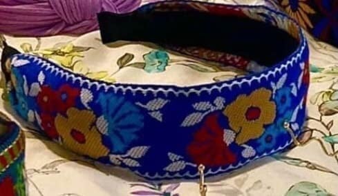9 Pack Boho Embroidery Headband for Women Bohemia Handmade Wide Headband